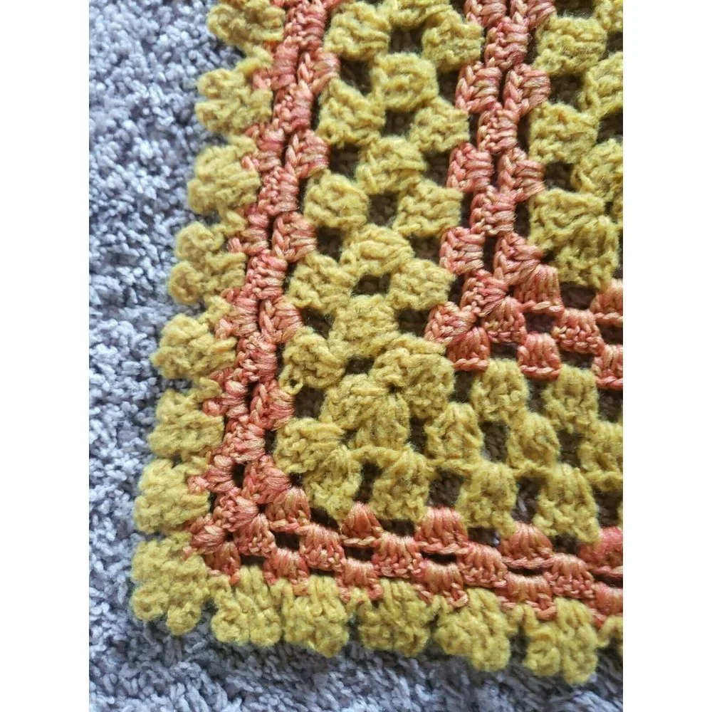 Handmade vintage orange